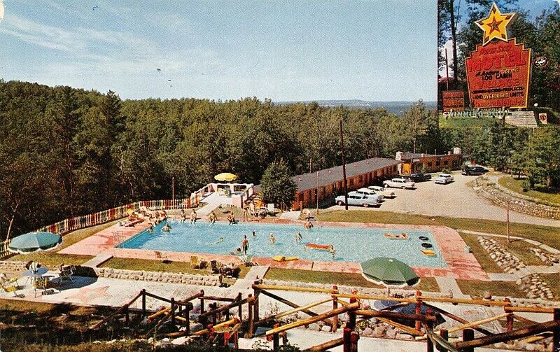 North Star Resort & Campground (North Star Motel) - Old Postcard (newer photo)